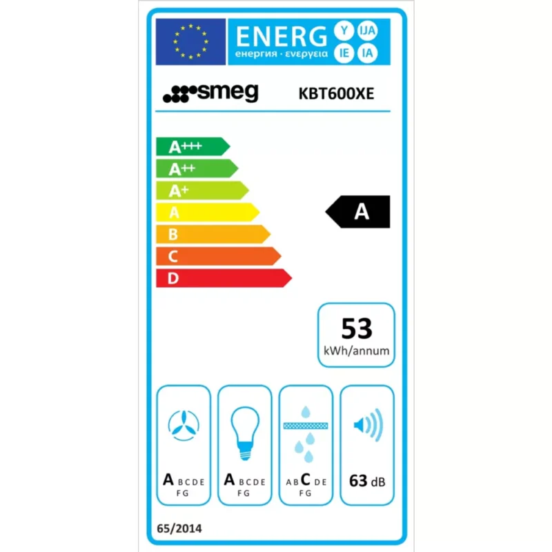 Hotte décorative murale SMEG KBT600XE – Image 4