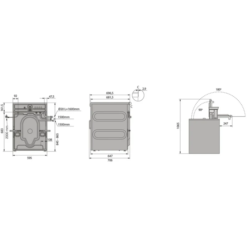 Lave linge professionnel ASKO WMC8943PC.S PRO – Image 8