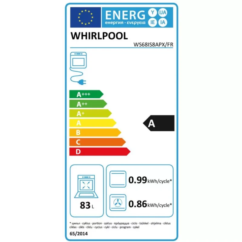 Cuisinière induction WHIRLPOOL pyrolyse WS68IS8APX/FR 6ème Sens – Image 5