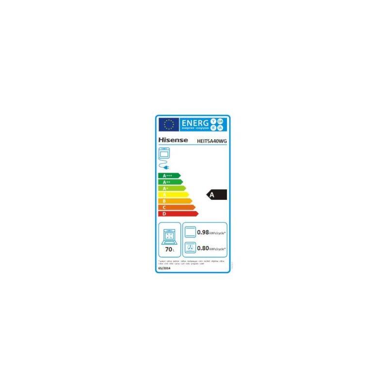 Cuisinière induction HISENSE HEIT5A40WG – Image 4