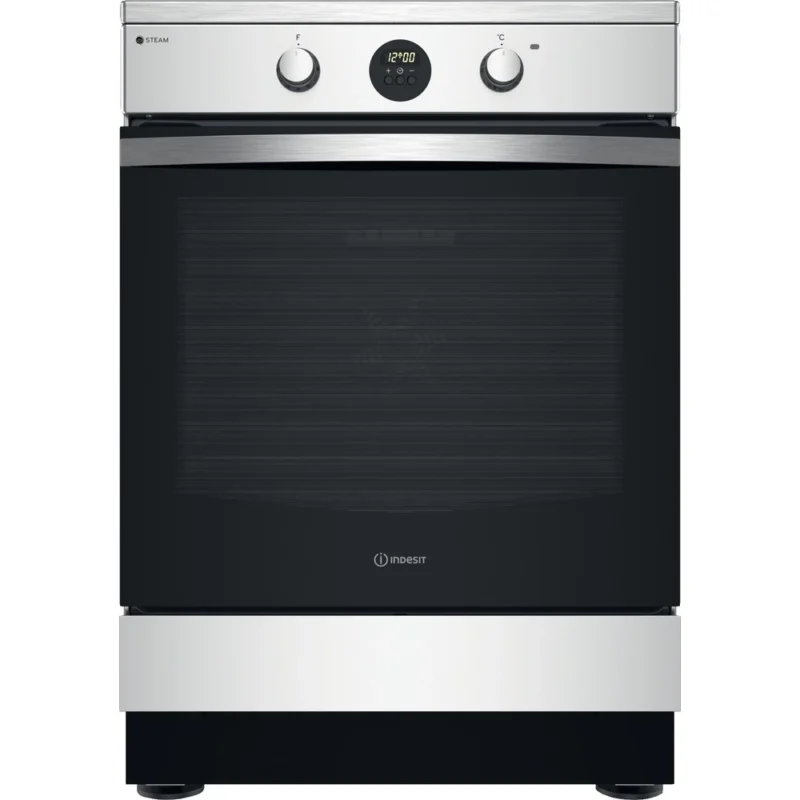 Cuisinière induction INDESIT IS67IQ8CCX/FR Steam – Image 2