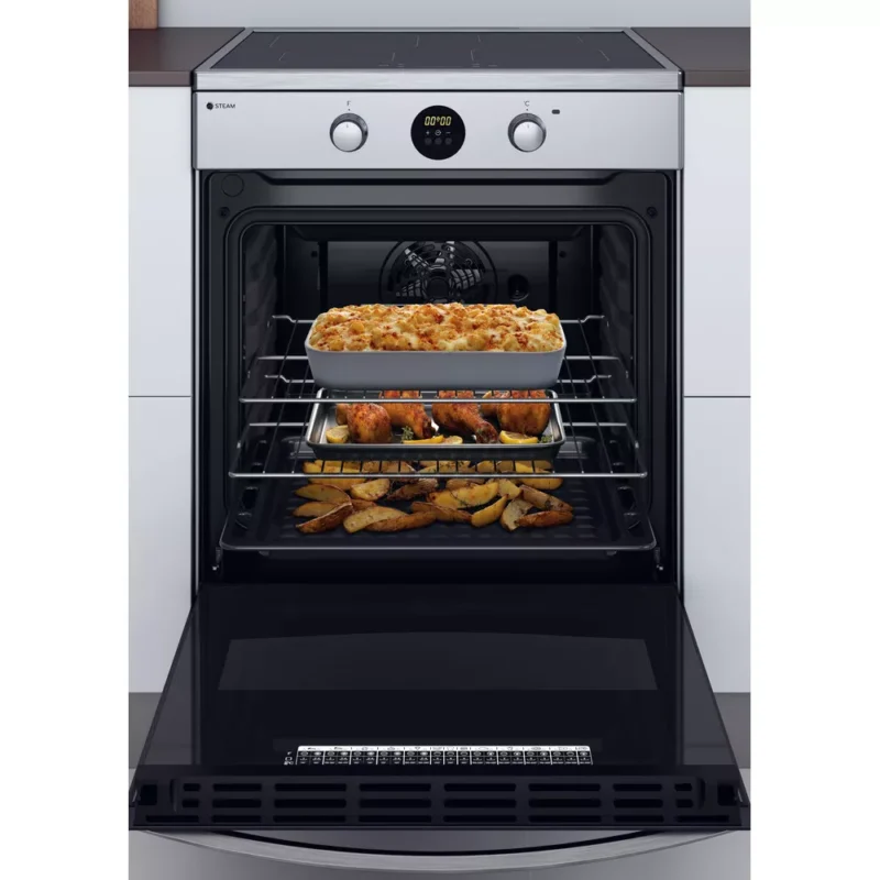 Cuisinière induction INDESIT IS67IQ8CCX/FR Steam – Image 5