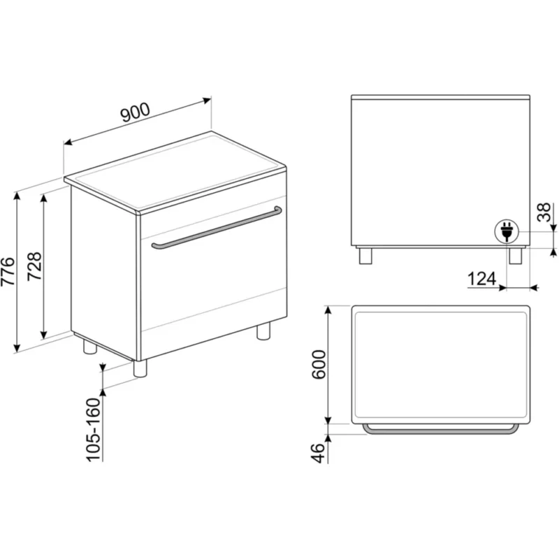 Piano de cuisson induction SMEG CG90CIXT – Image 5