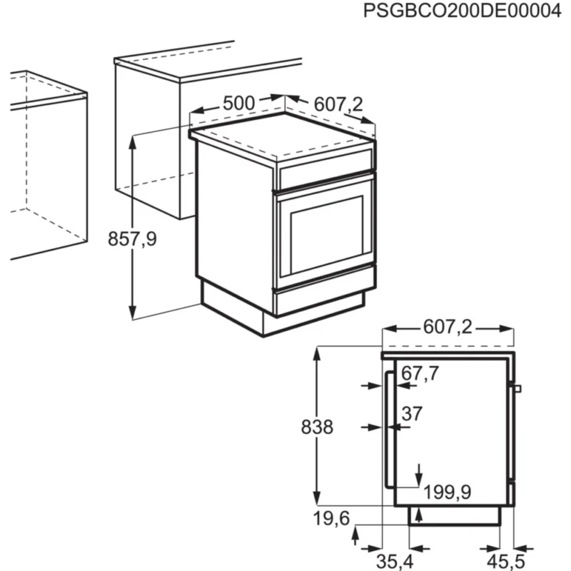 Cuisinière induction AEG CIB56484BW SteamBake – Image 6