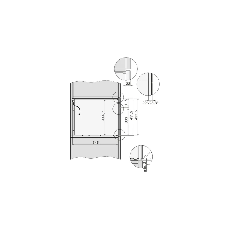 Micro ondes combiné encastrable MIELE H 7145 BM – Image 3