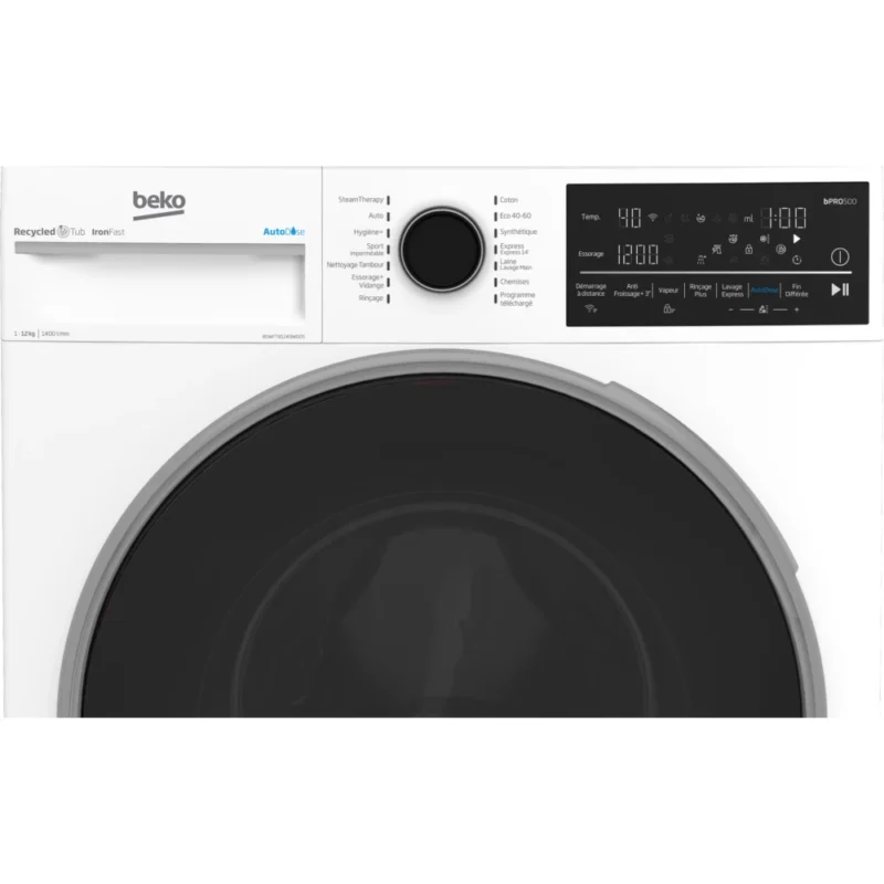 Lave linge hublot BEKO B5WFT81243WDOS – Image 4