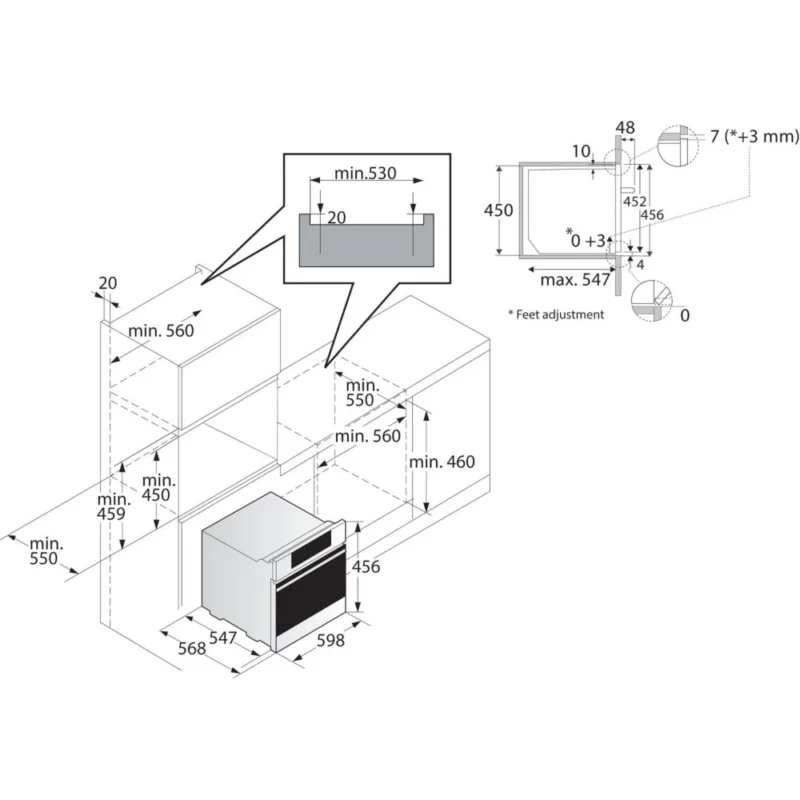 Micro ondes combiné encastrable ASKO OCM8478G – Image 7
