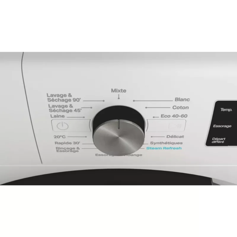 Lave linge séchant hublot WHIRLPOOL FFWDB864369BVFR – Image 12