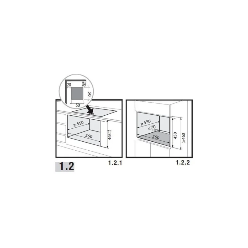 Micro ondes combiné encastrable DE DIETRICH DKC7340A – Image 5