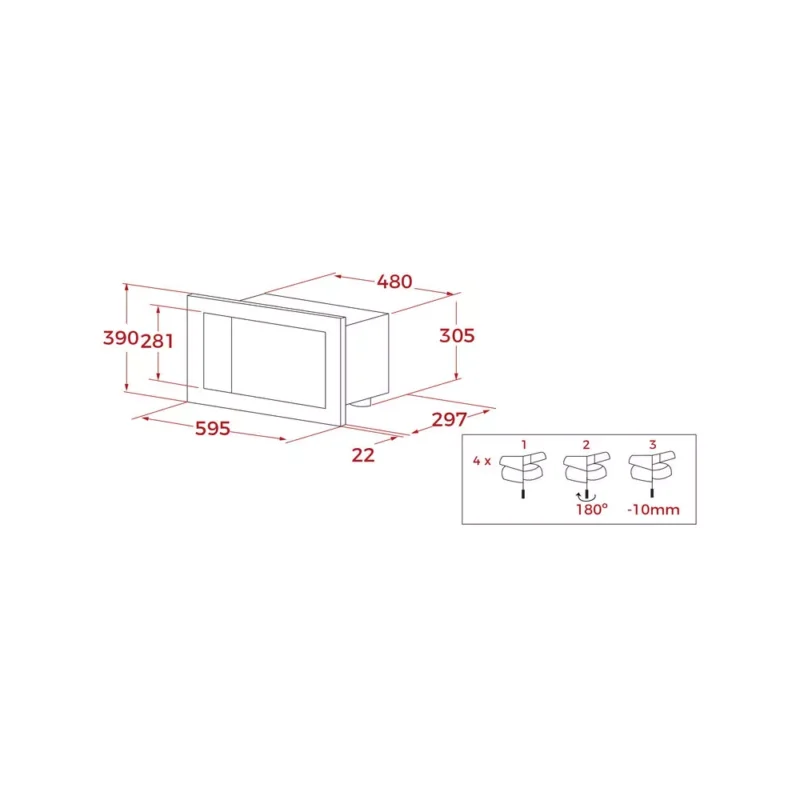 Micro ondes combiné TEKA ML 8200 BIS BK – Image 6