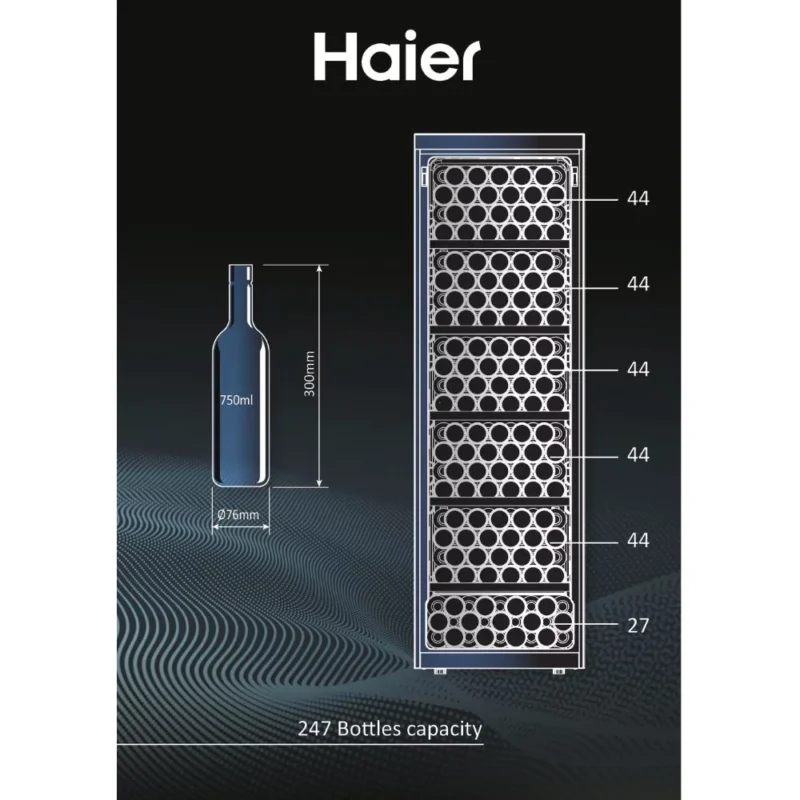 Cave à vin vieillissement HAIER HWS247FDU1 – Image 9