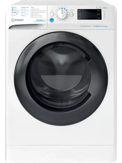 Lave linge séchant hublot INDESIT BDE96435WKVFR
