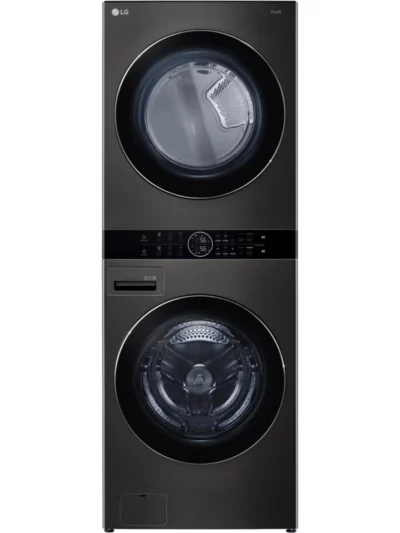 Lave linge séchant hublot LG F761TOWERB Washtower