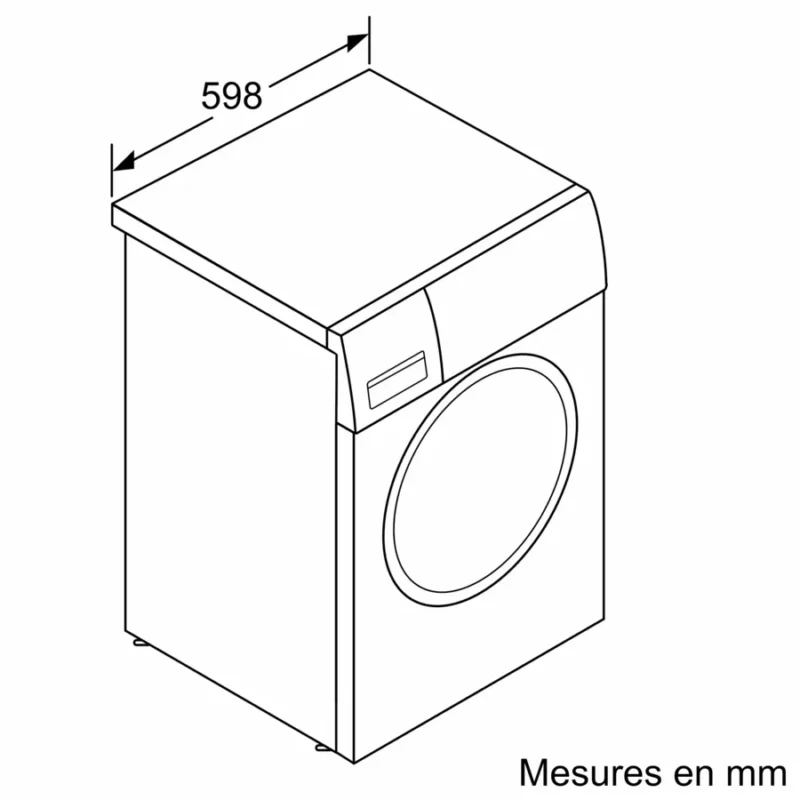 Lave linge séchant hublot BOSCH WNG25400FF – Image 2