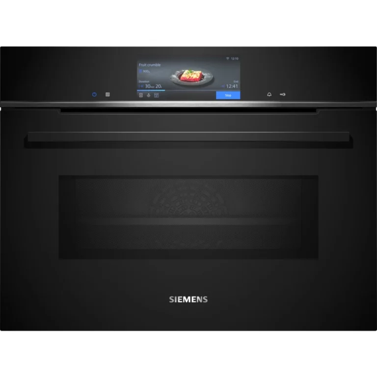Micro ondes combiné encastrable SIEMENS CM778GNB1B série iQ700 VarioSpeed