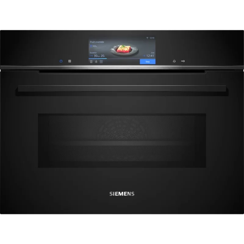 Micro ondes combiné encastrable SIEMENS CM778GNB1B série iQ700 VarioSpeed