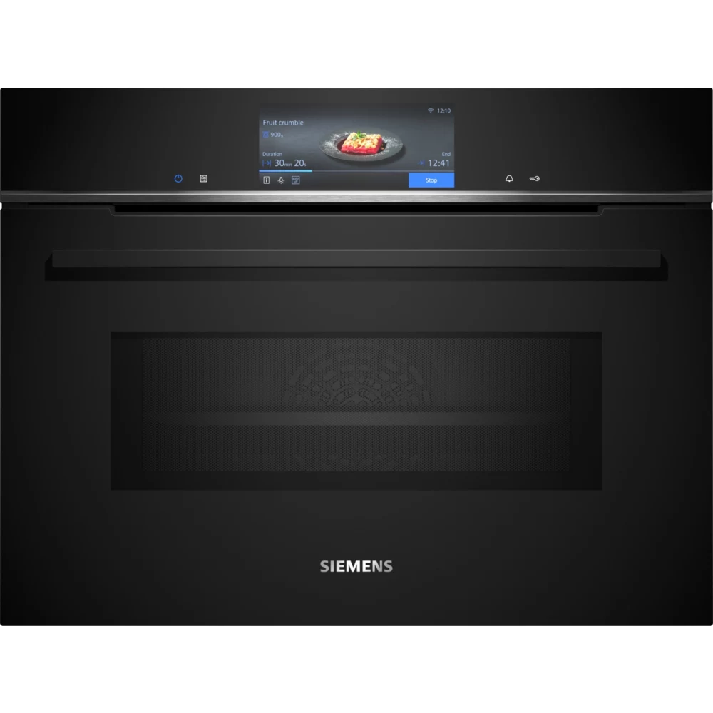 Micro ondes combiné encastrable SIEMENS CM778GNB1B série iQ700 VarioSpeed