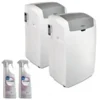 Climatiseur mobile Whirlpool Pack 2x climatiseur mobile monobloc 3 vitesses déshumidification pour surface 35m2