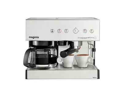 Combiné expresso cafetière Magimix EXPRESSO FILTRE AUTOMATIC CHROME MAT 11423